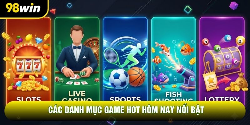 Các danh mục game hot hôm nay nổi bật Các danh mục game hot hôm nay nổi bật