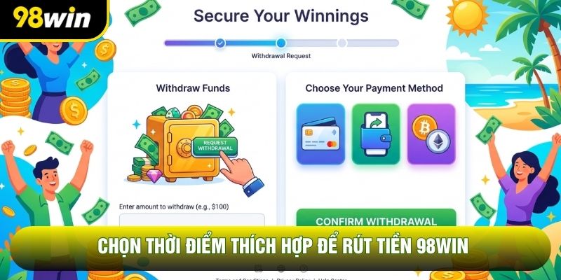 Chọn thời điểm thích hợp để rút tiền 98WIN
