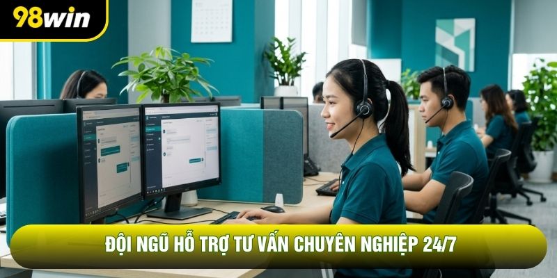 Đội ngũ hỗ trợ tư vấn chuyên nghiệp 24/7