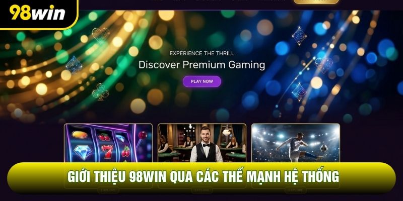Giới thiệu 98WIN qua các thế mạnh hệ thống